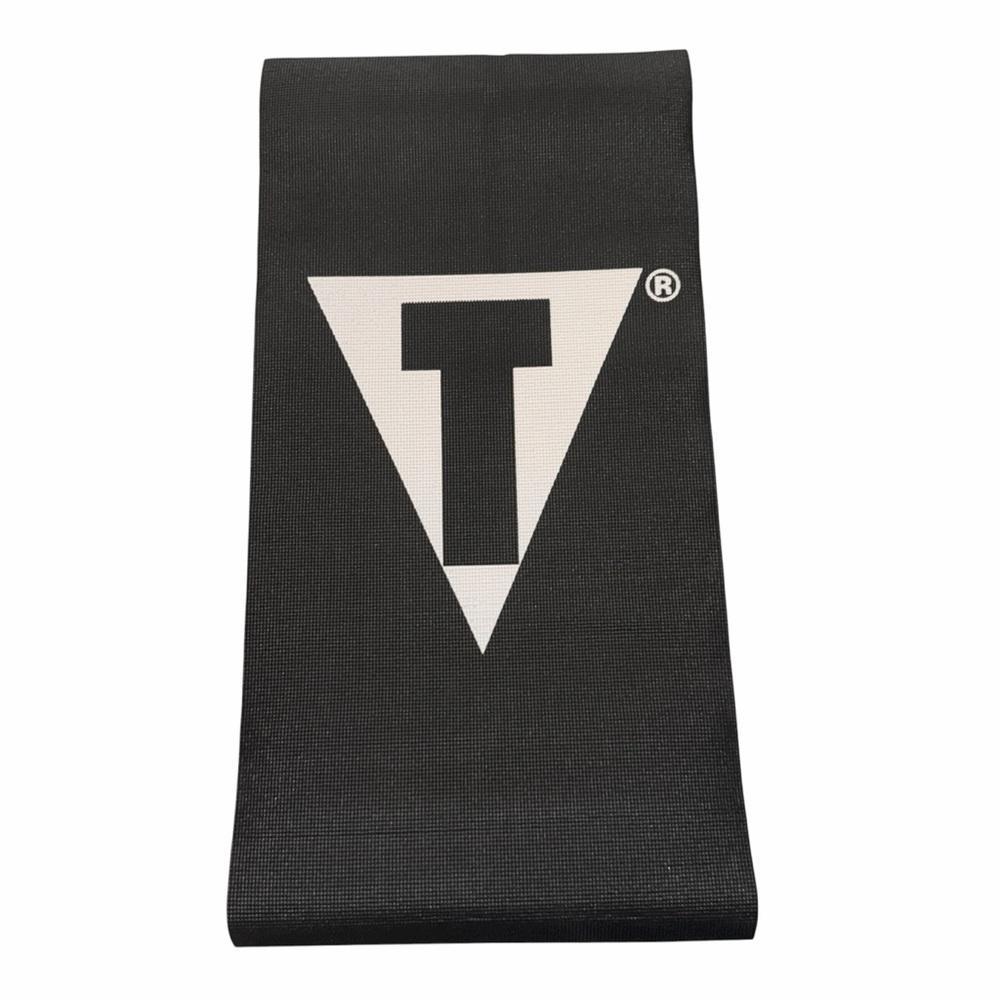 Title Boxing Mat Black "T” Logo Boxing Mat